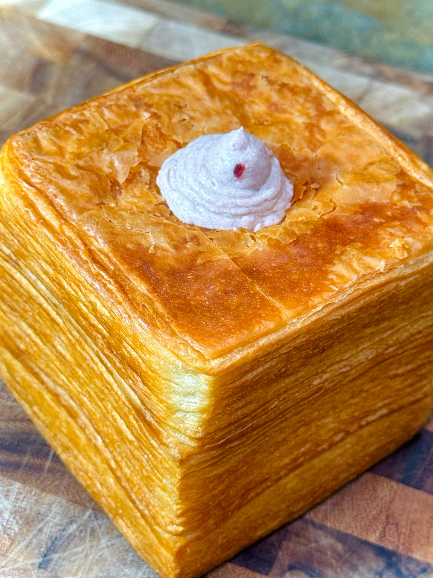 The Pastry Tissue Bread with Red Bean Cream