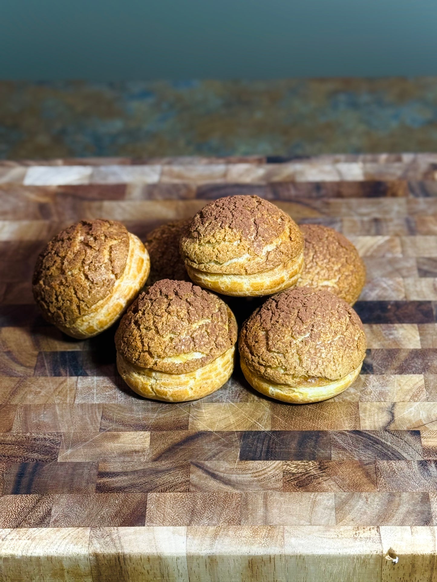 Mocha Cookie Choux
