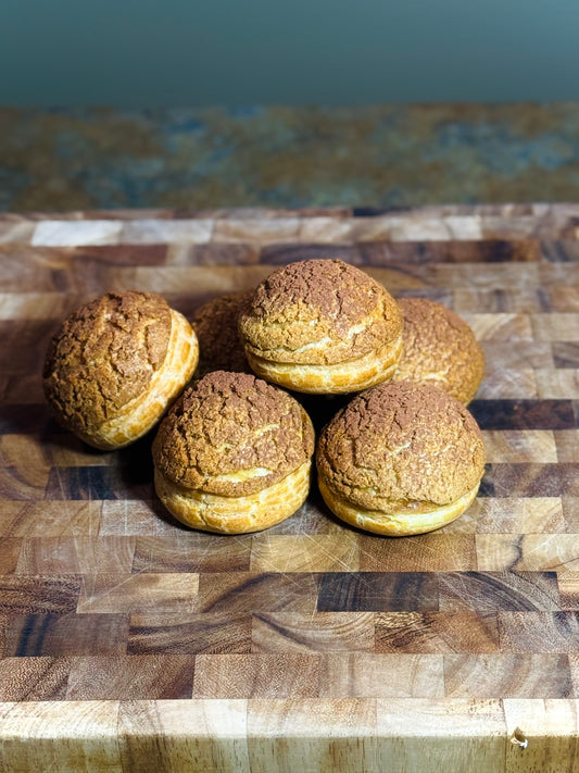 Mocha Cookie Choux