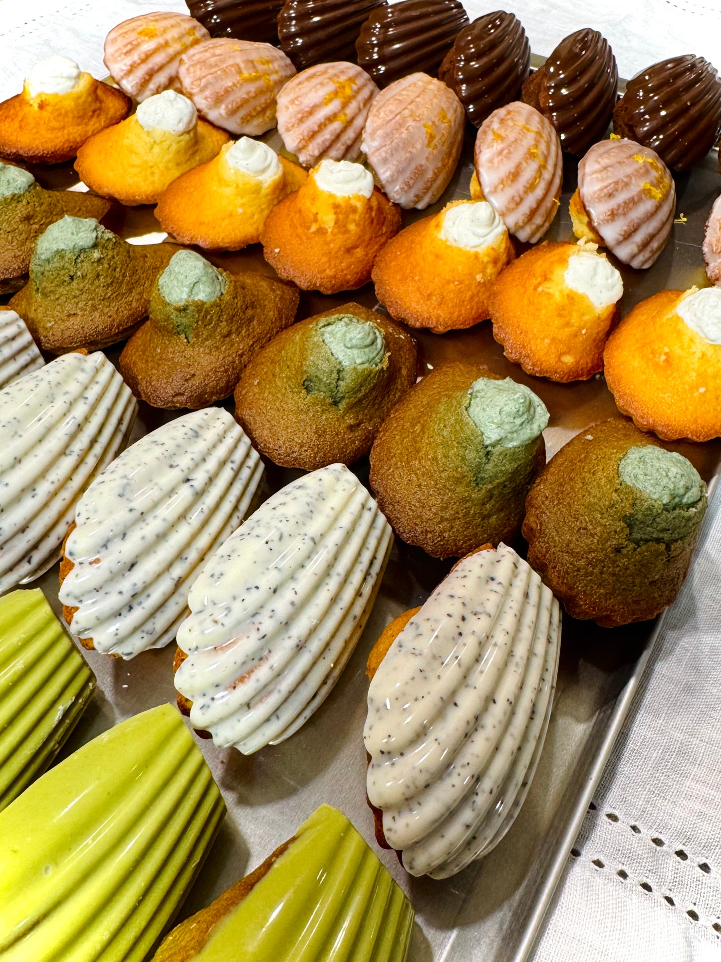 The Earl Grey White Chocolate Glazed Madeleine
